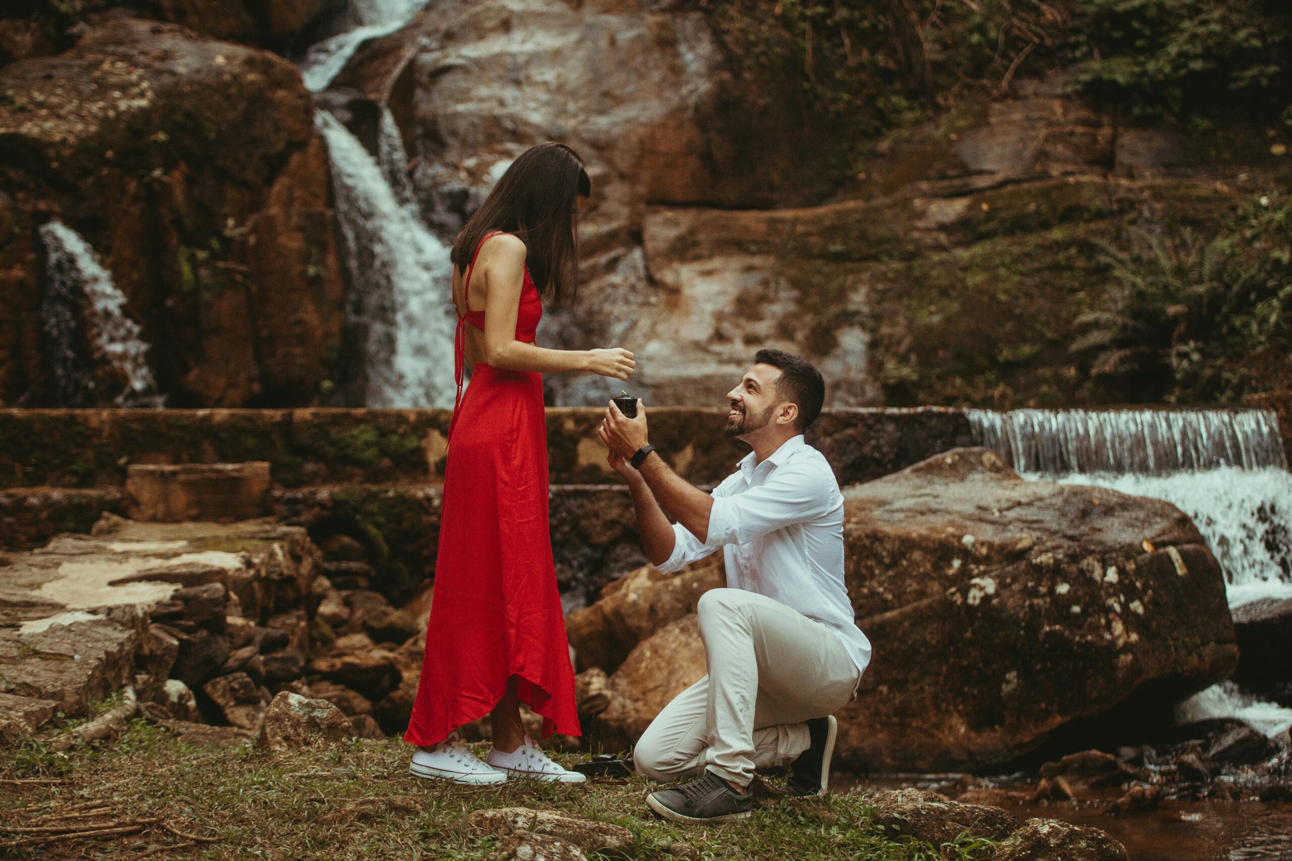 Pedido de casamento inesperado.